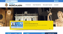 Desktop Screenshot of comune.moncalieri.to.it